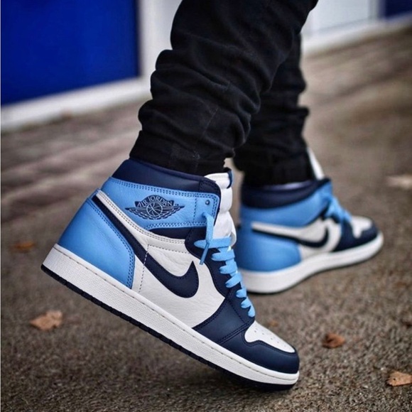 jordan 1 retro high obsidian unc 38